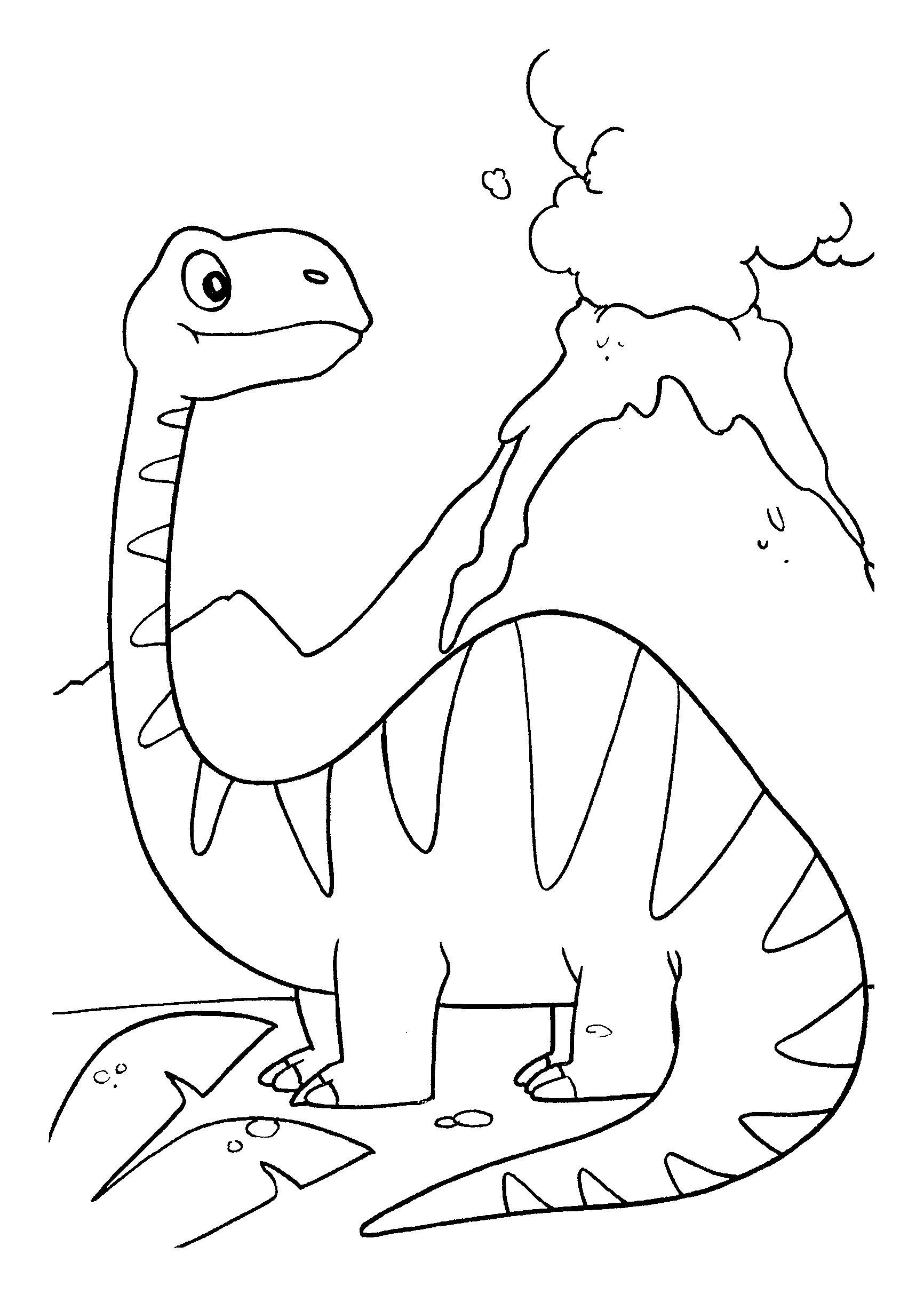 Desenhos Para Pintar E Colorir Dinossauro Imprimir Desenho 017 Pdmrea