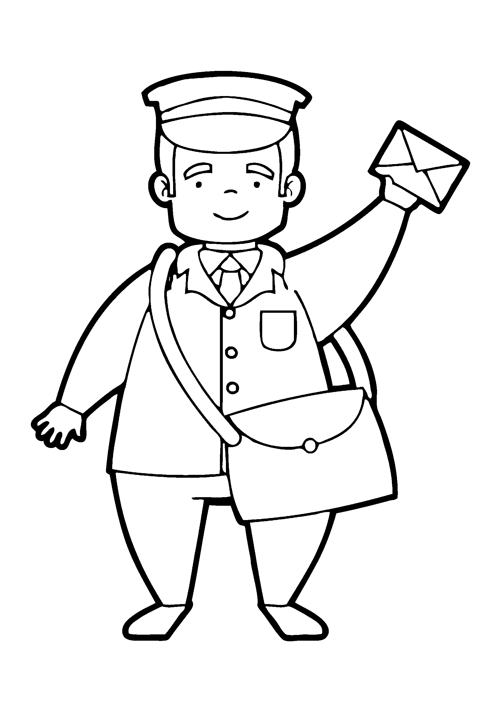 Desenhos para Colorir de Profissões: Médico, Bombeiro, Professor etc