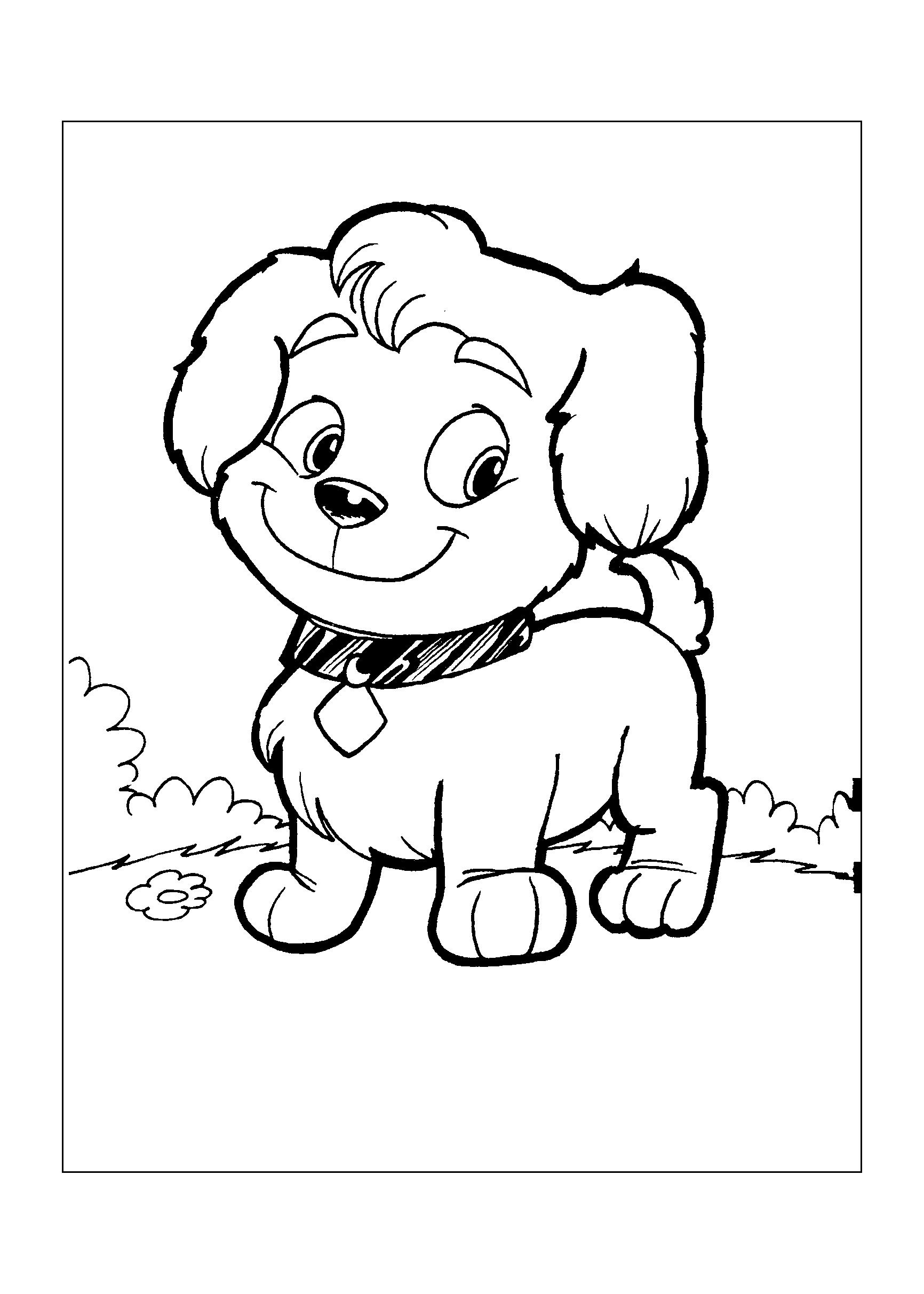 370 desenhos de cachorros para colorir –  – Desenhos para  Colorir