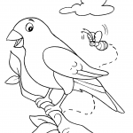 Desenho de passarinho