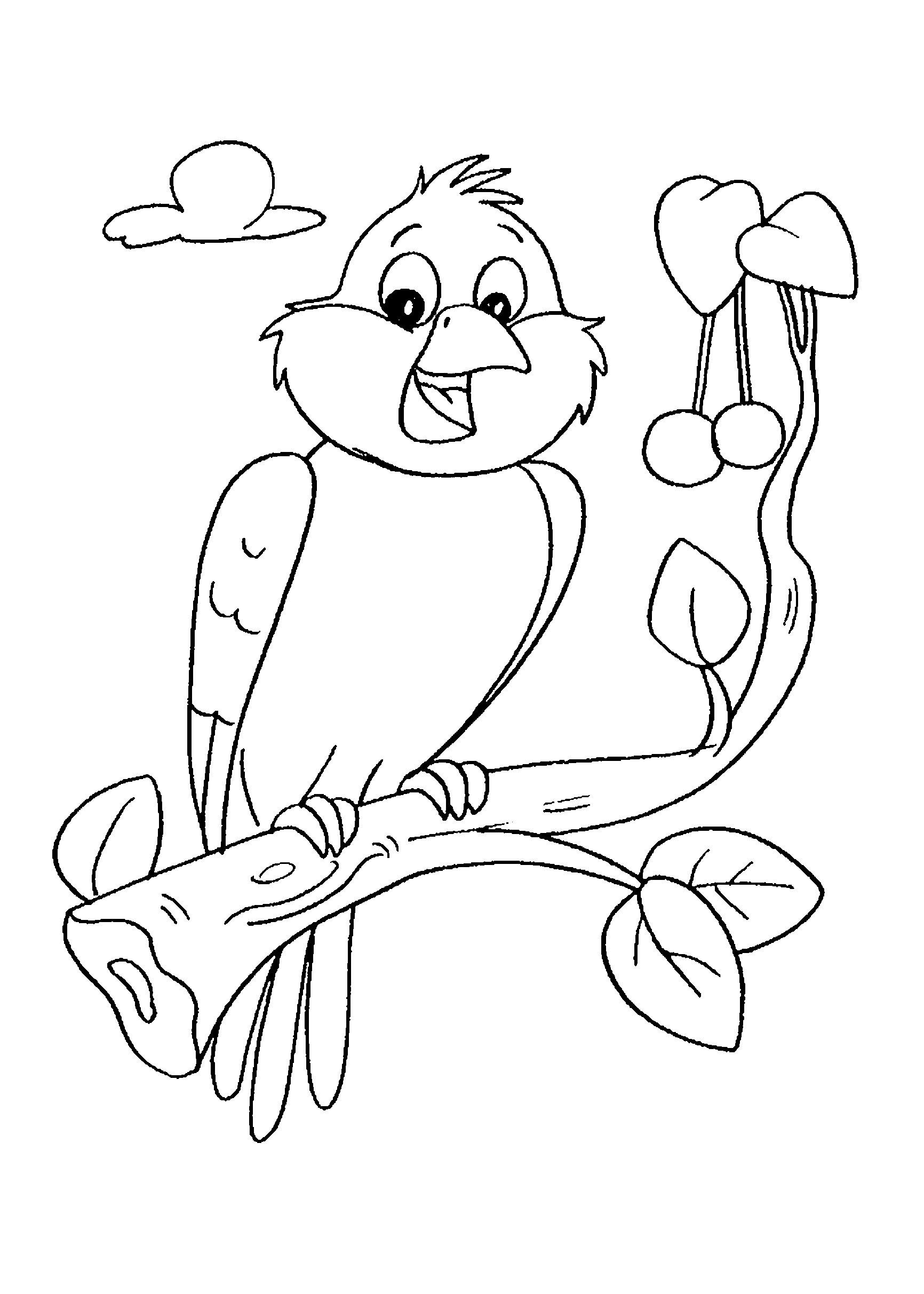 Colorir Passarinhos Passarinho Individualmente Isso Podem Impressos Sketch Coloring Page