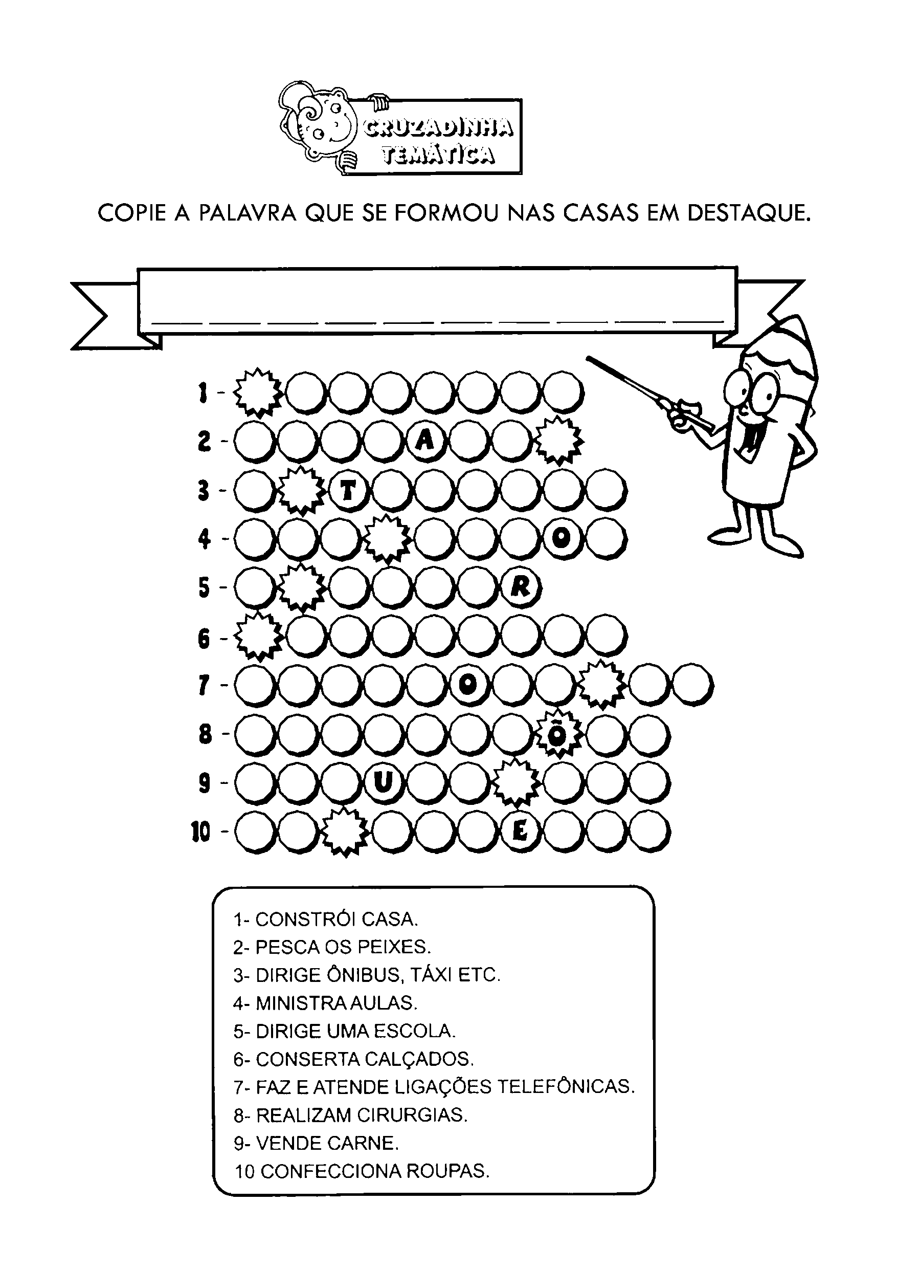 Caça-Palavras das profissões - Atividades para imprimir  Atividades para  imprimir, Caça-palavras, Atividades sobre