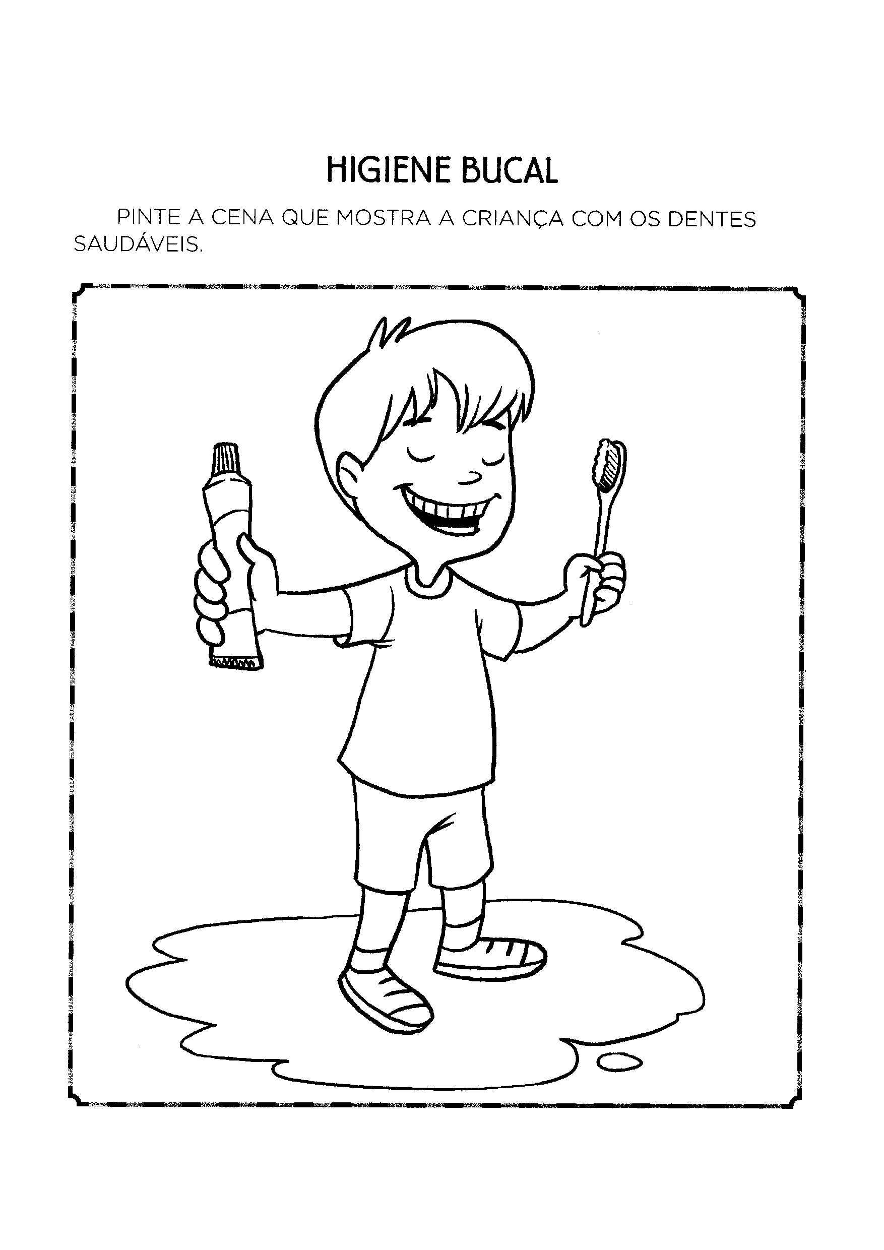 Desenhos de boca para colorir - Atividades Educativas