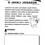 História: O Javali Jogador